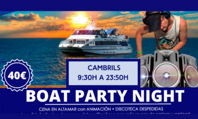 fiesta despedidas en barco boat party